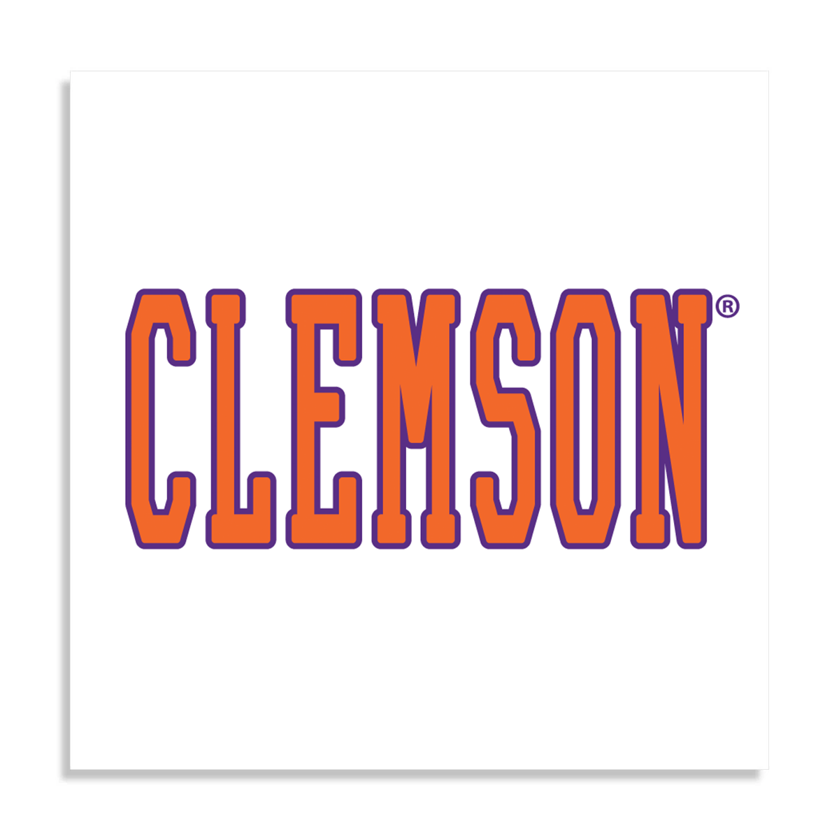 Clemson Poster – Tigertown Graphics