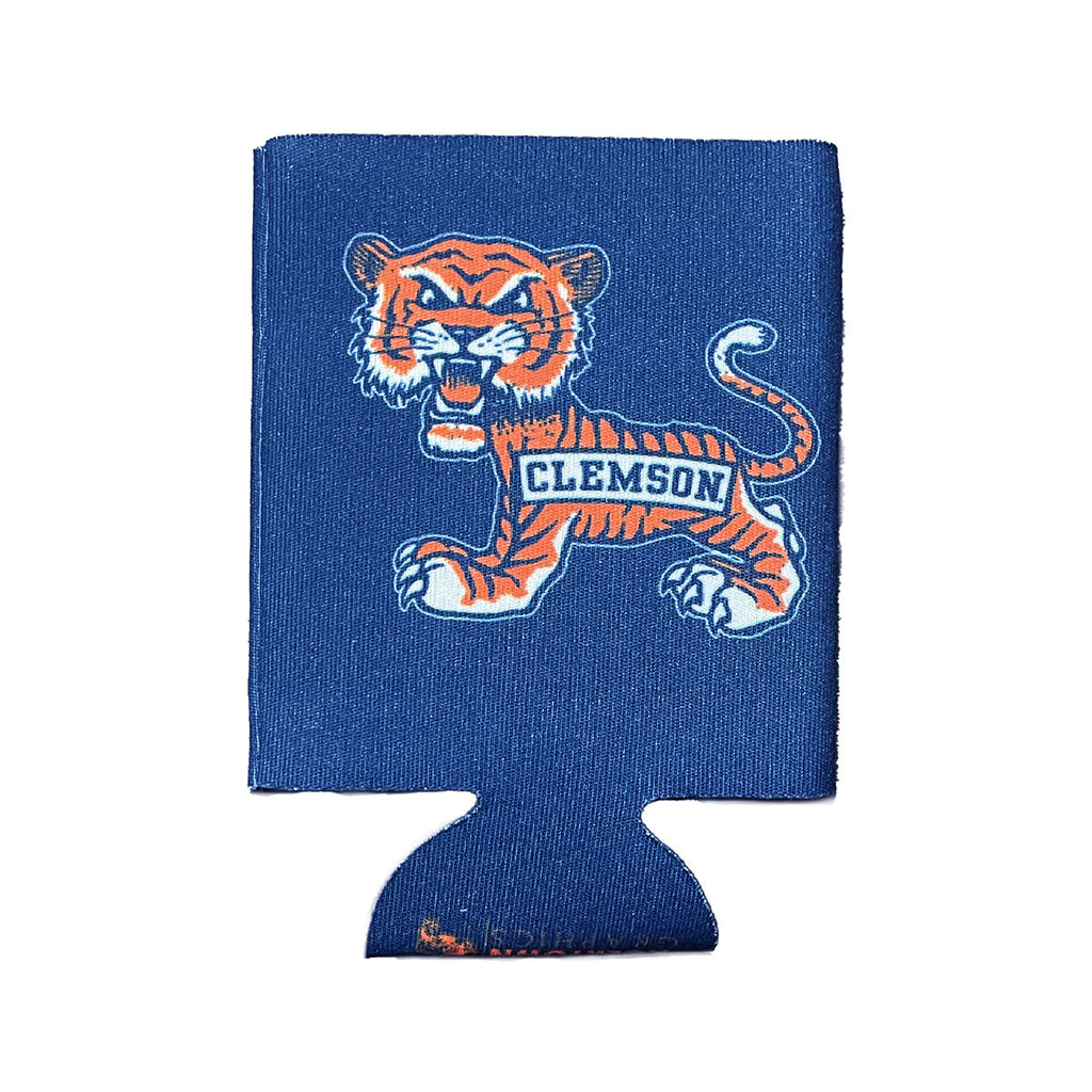 Old School Tiger Can Cooler - (Multiple Colors)
