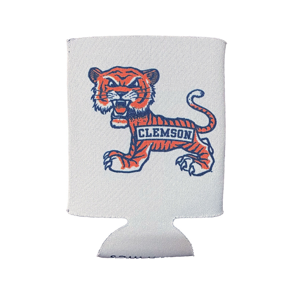 Old School Tiger Can Cooler - (Multiple Colors)
