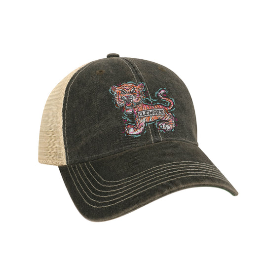 Painted Old School Tiger Trucker- (Multiple Colors)