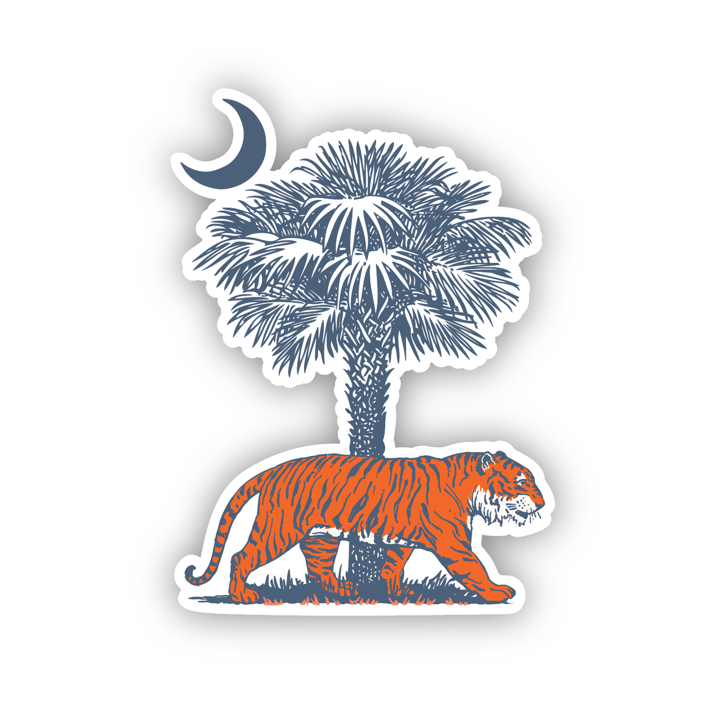 Tiger Palm Decal