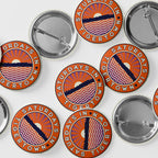 3" Saturdays in Tiger Town Button