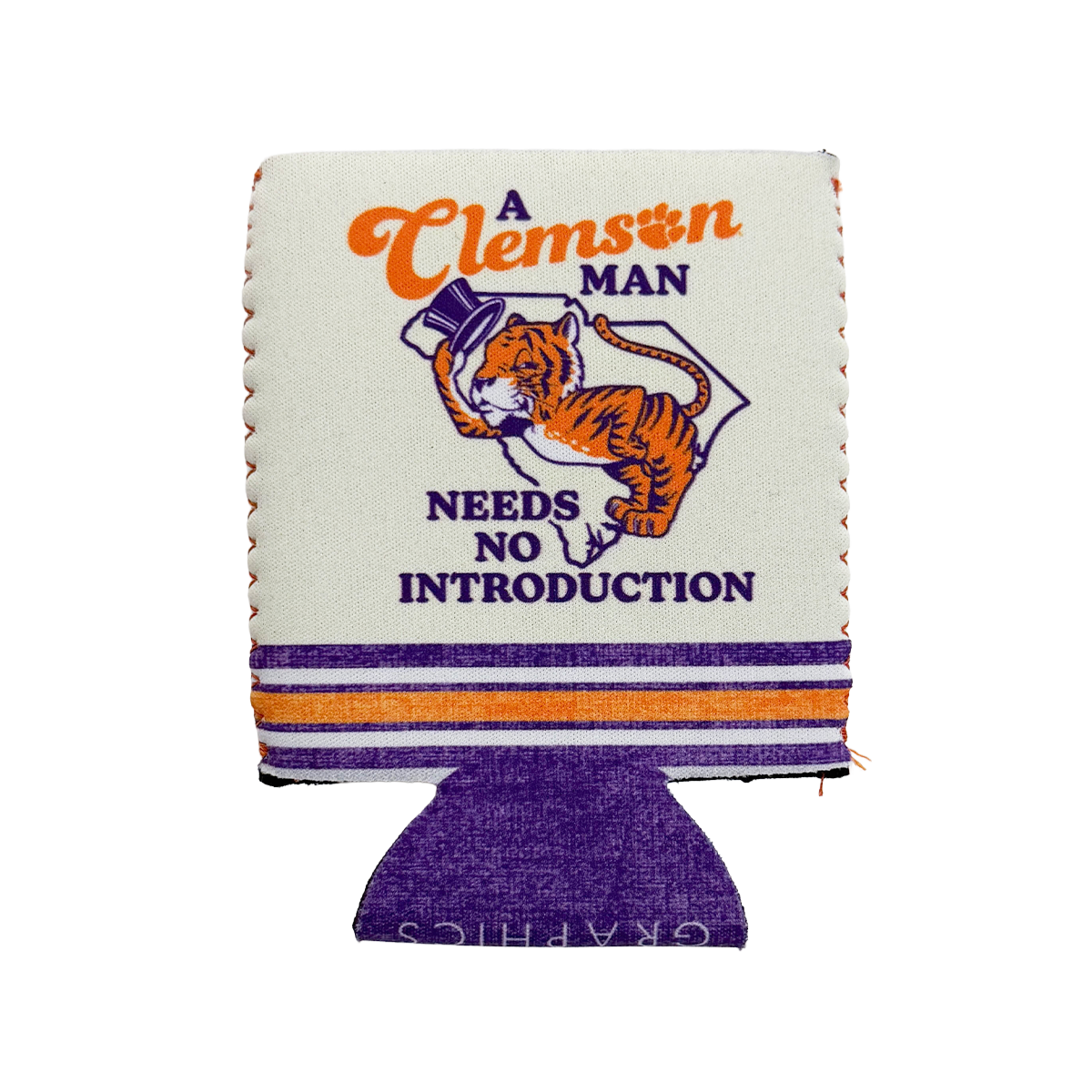 Clemson Man State of Mind Can Cooler