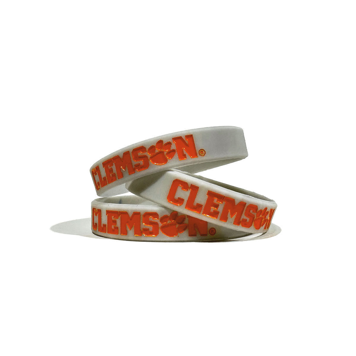 Grey Clemson Bracelet