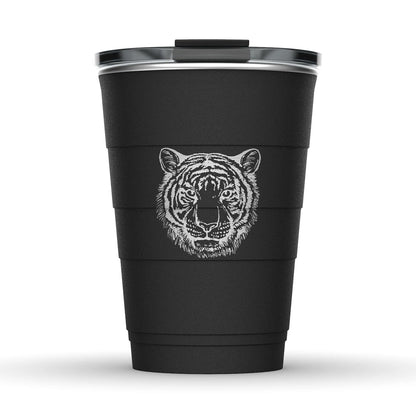 Tiger Face 16oz. Tumbler (Multiple Colors)