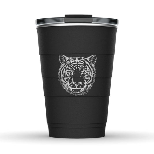 Tiger Face 16oz. Tumbler (Multiple Colors)