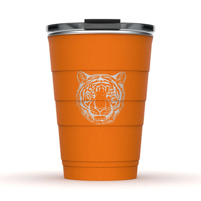 Tiger Face 16oz. Tumbler (Multiple Colors)