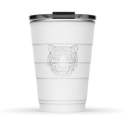 Tiger Face 16oz. Tumbler (Multiple Colors)