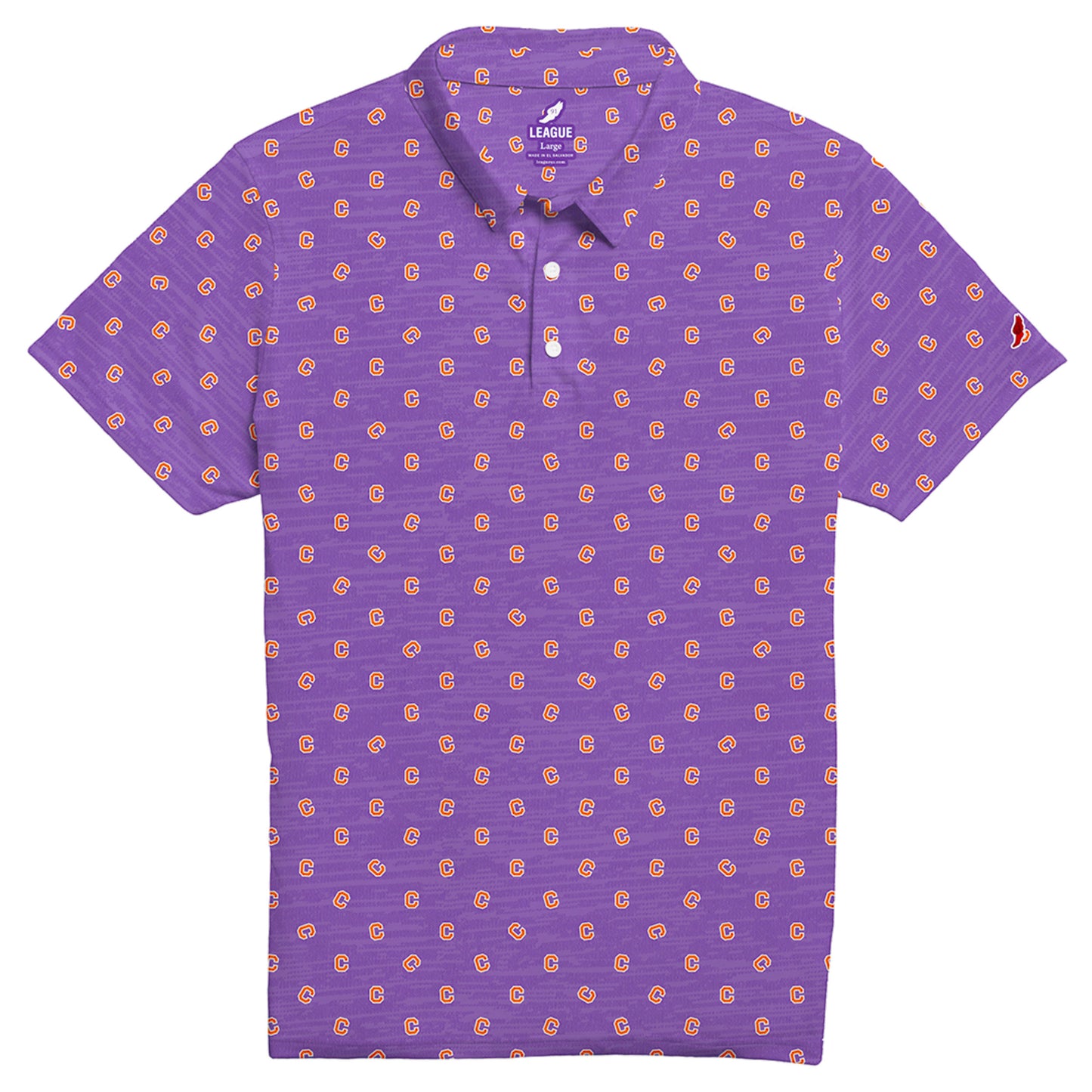 University Block C Polo - Purple