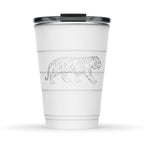 Walking Tiger 16oz. Tumbler - (Multiple Colors)