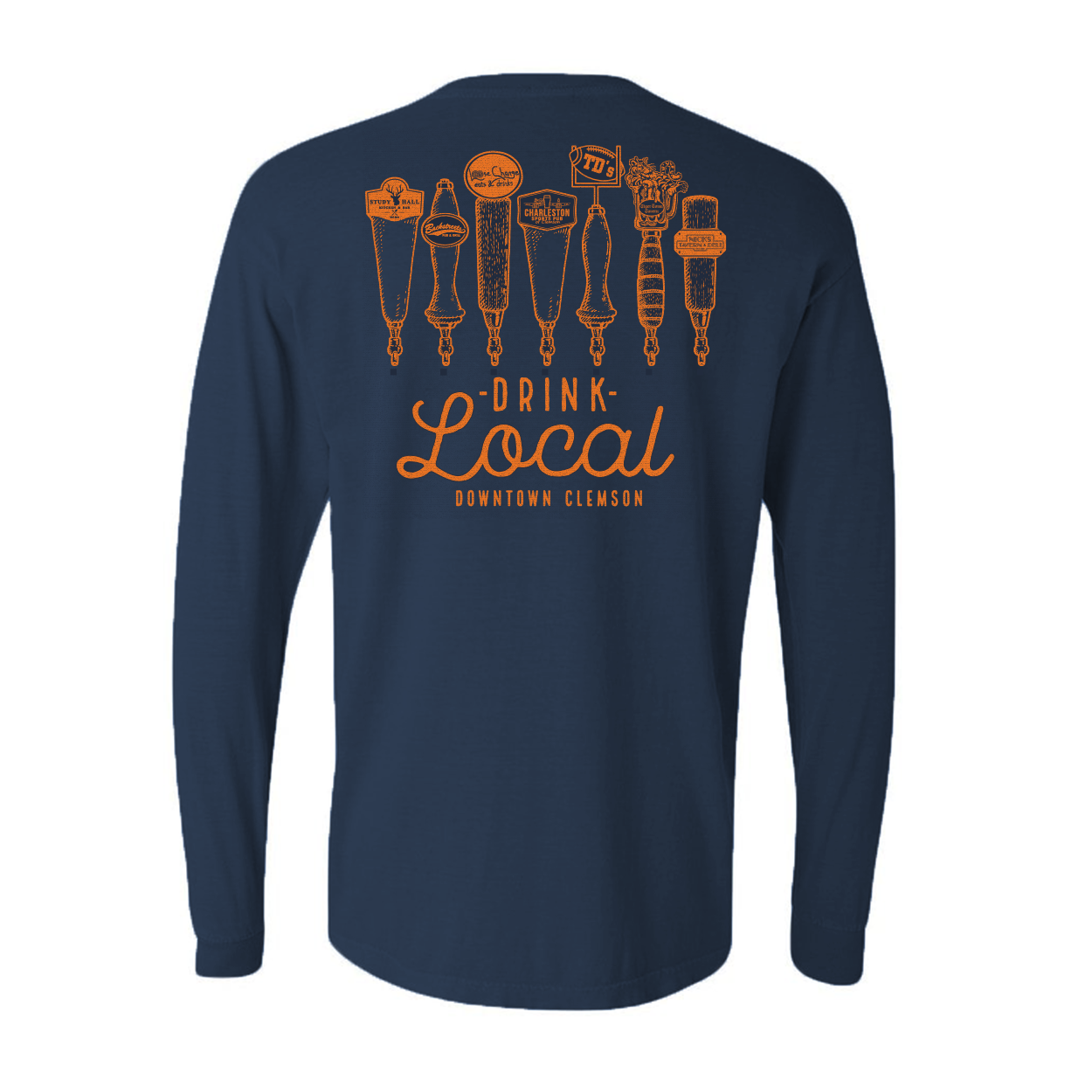 Drink Local-Downtown Clemson Long Sleeve