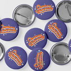 3" Retro Clemson University Button