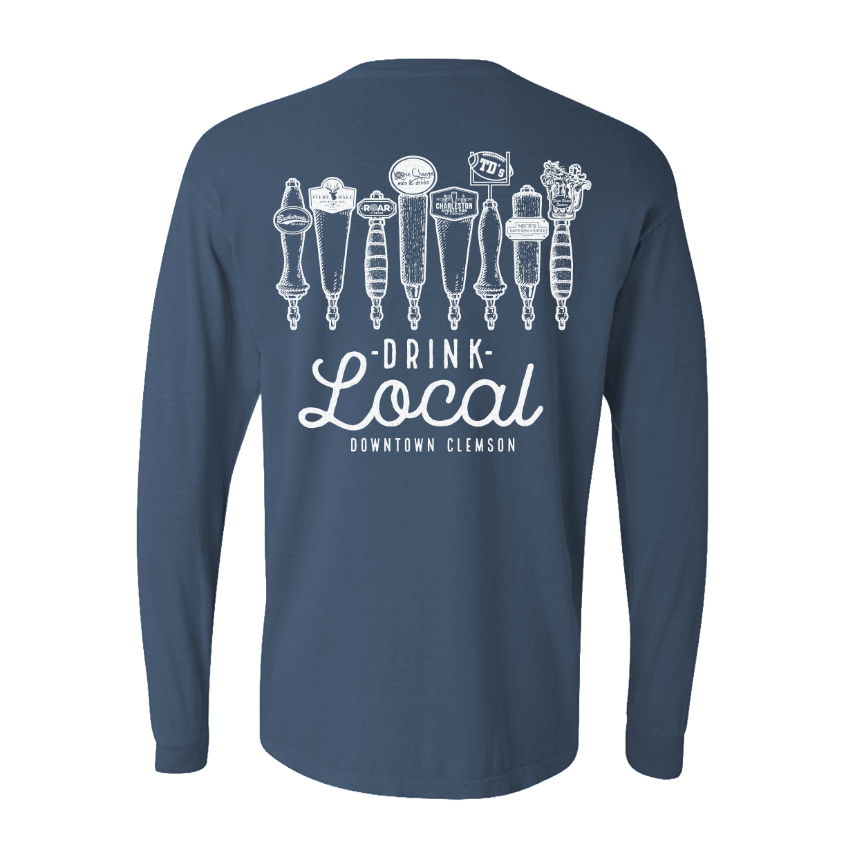 Drink Local-Downtown Clemson Long Sleeve
