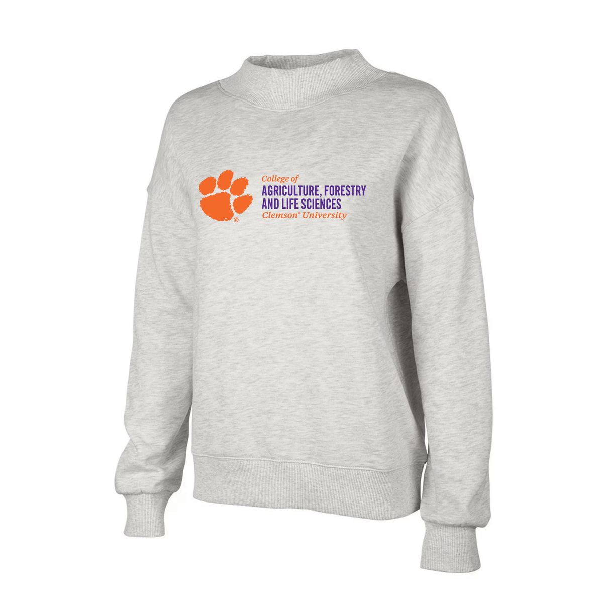 College of Agriculture, Forestry, and Life Sciences Mock Neck Crew- (Pre-Order)