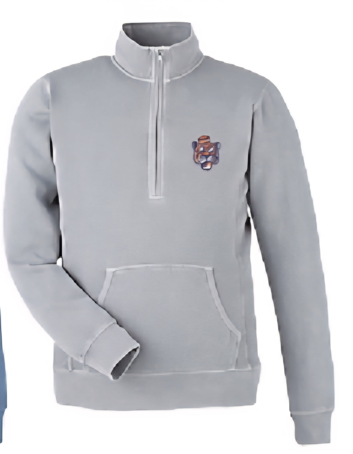 Tiger 27 1/4 Zip Pullover Grey