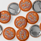 3" Giddy Up Tiger Button