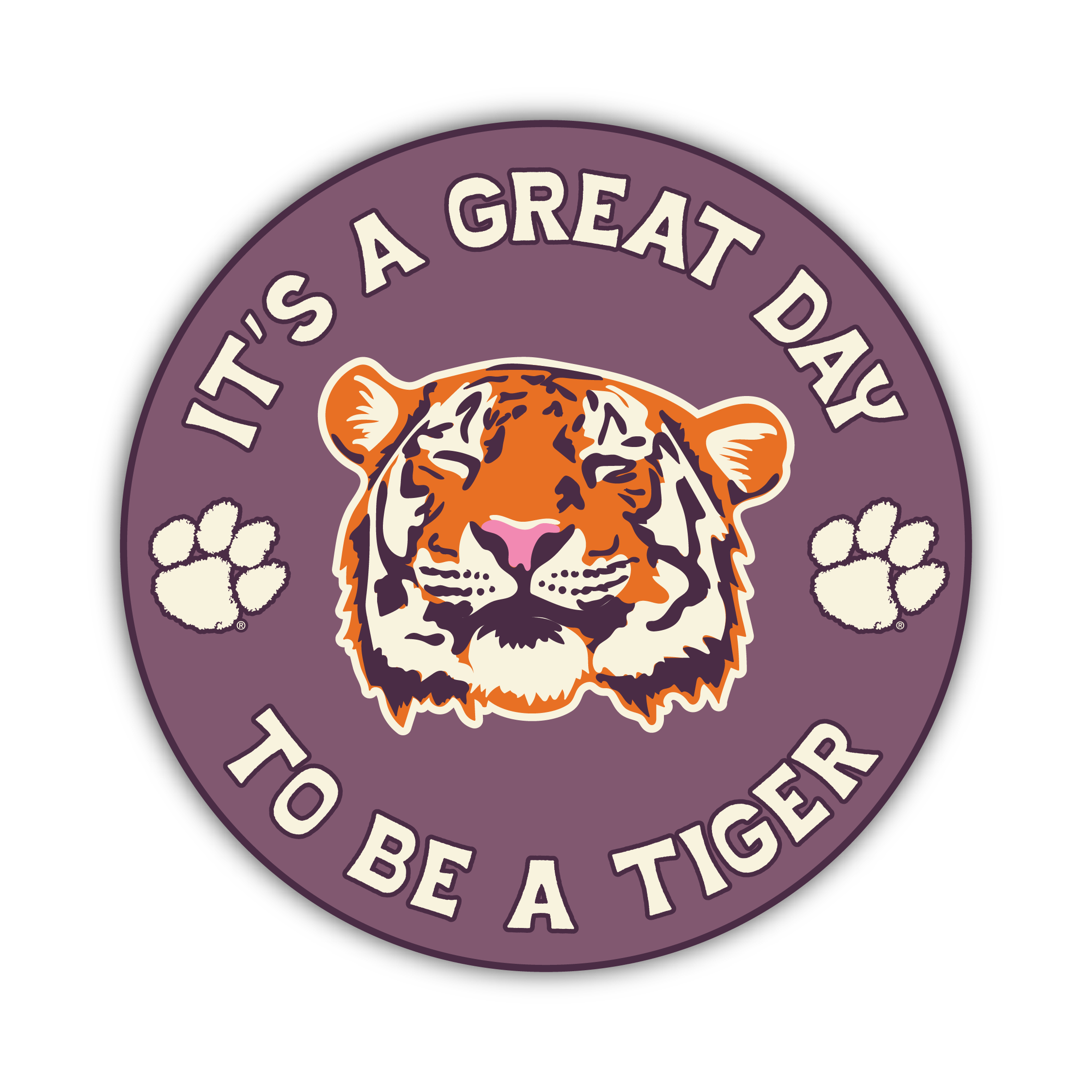 Great Day Tiger Decal