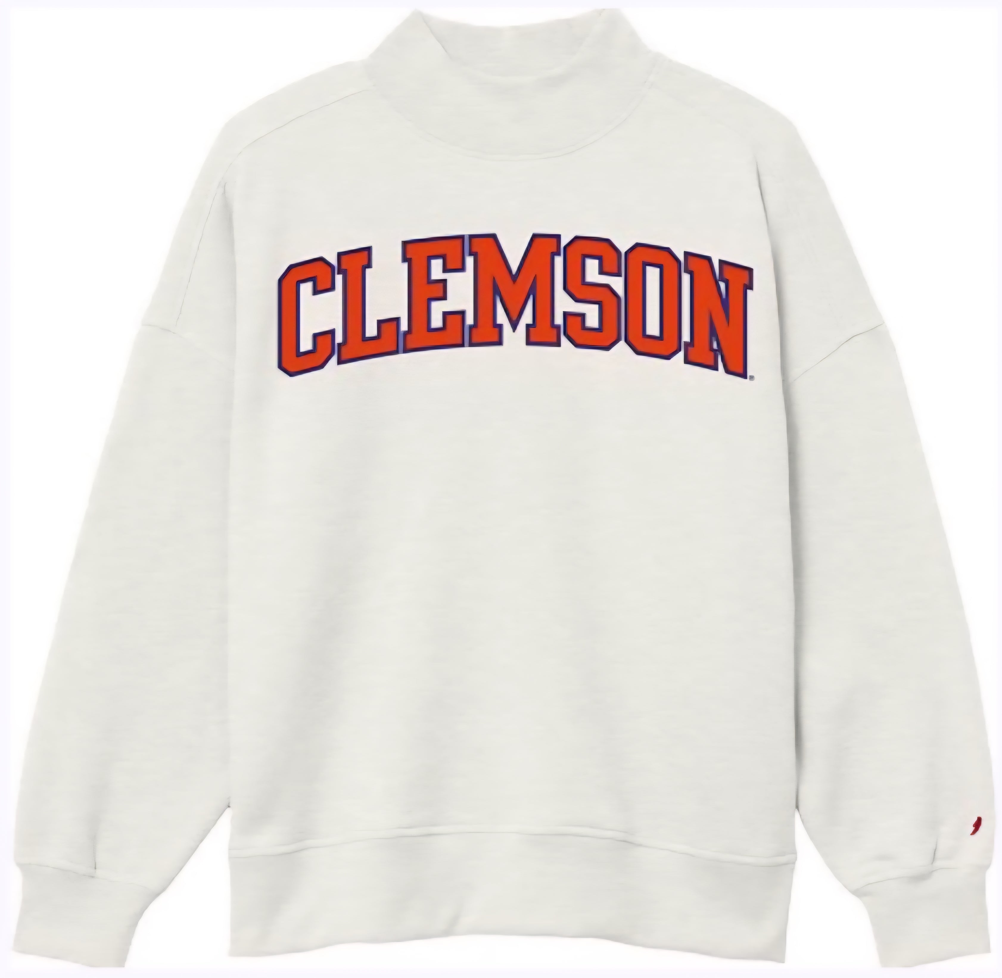 Clemson Mock Neck Crews - (Multiple Colors)