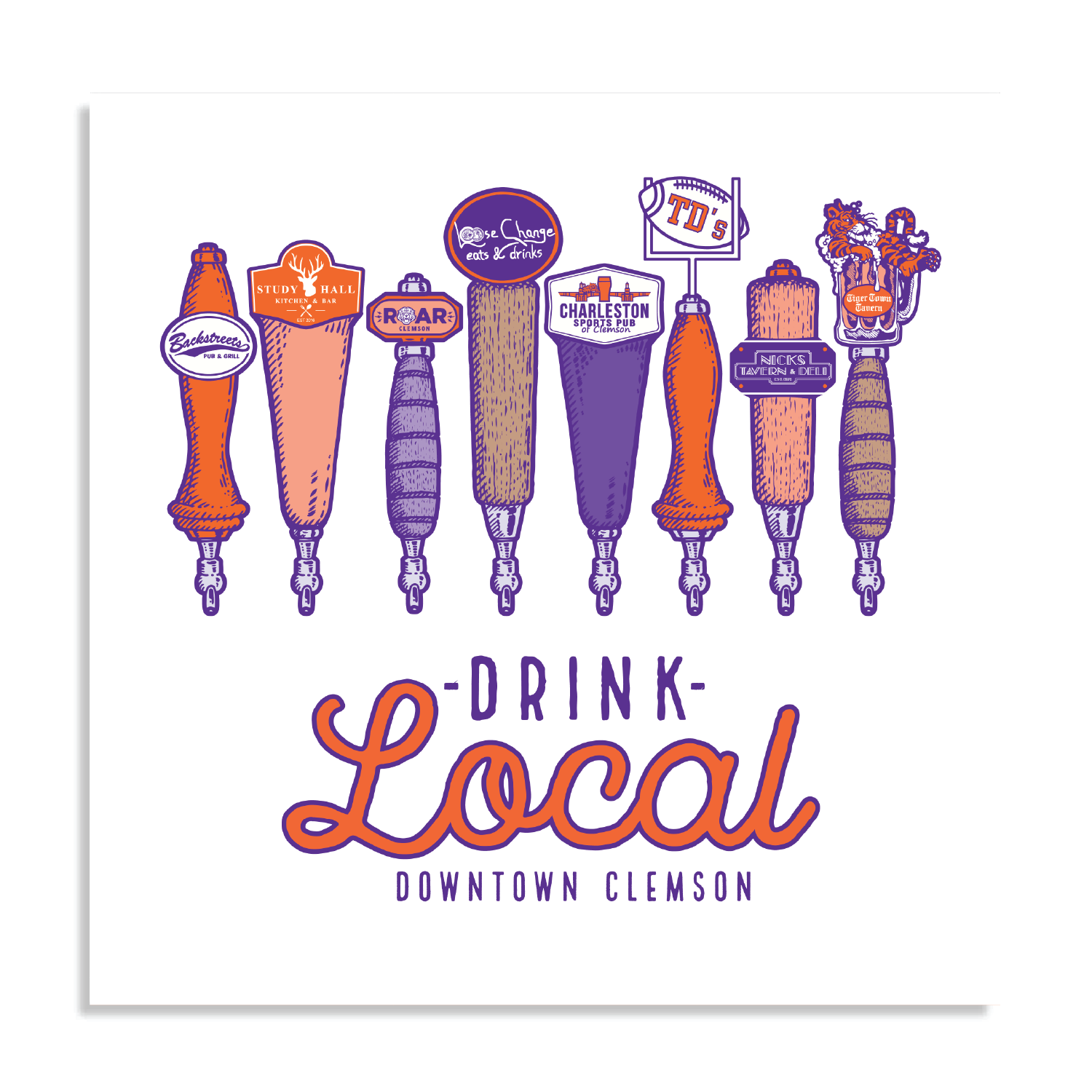 Drink Local Taps Poster