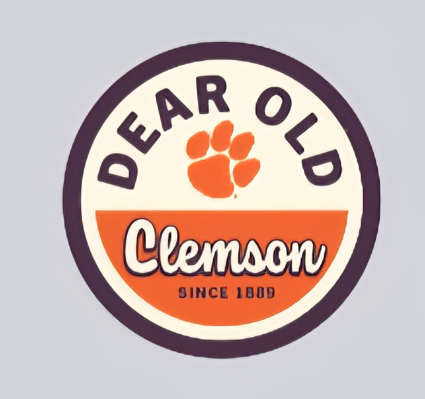 1" Dear Old Clemson Button