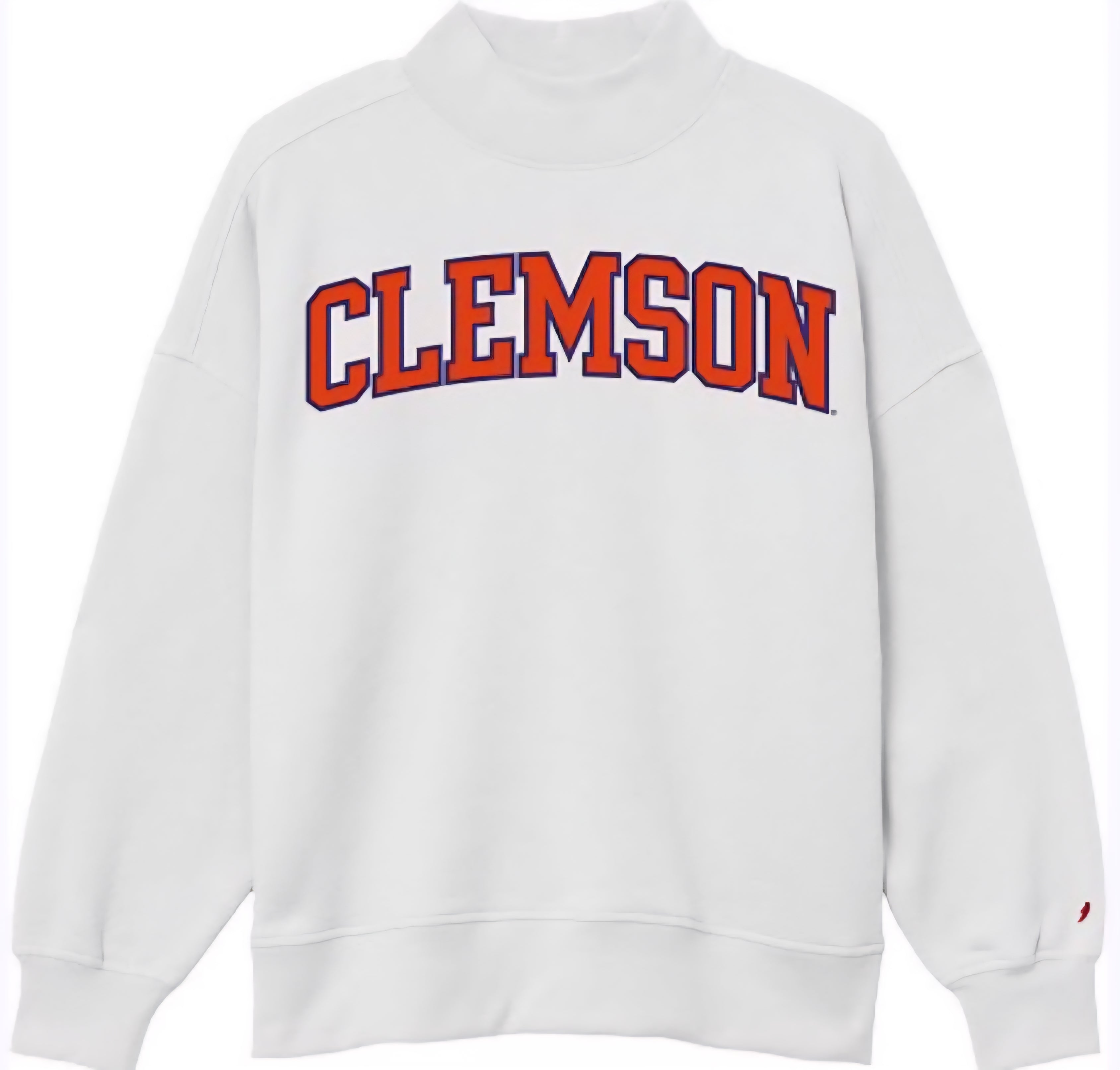 Clemson Mock Neck Crews - (Multiple Colors)