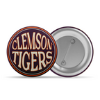 3" Clemson Tigers Retro Button