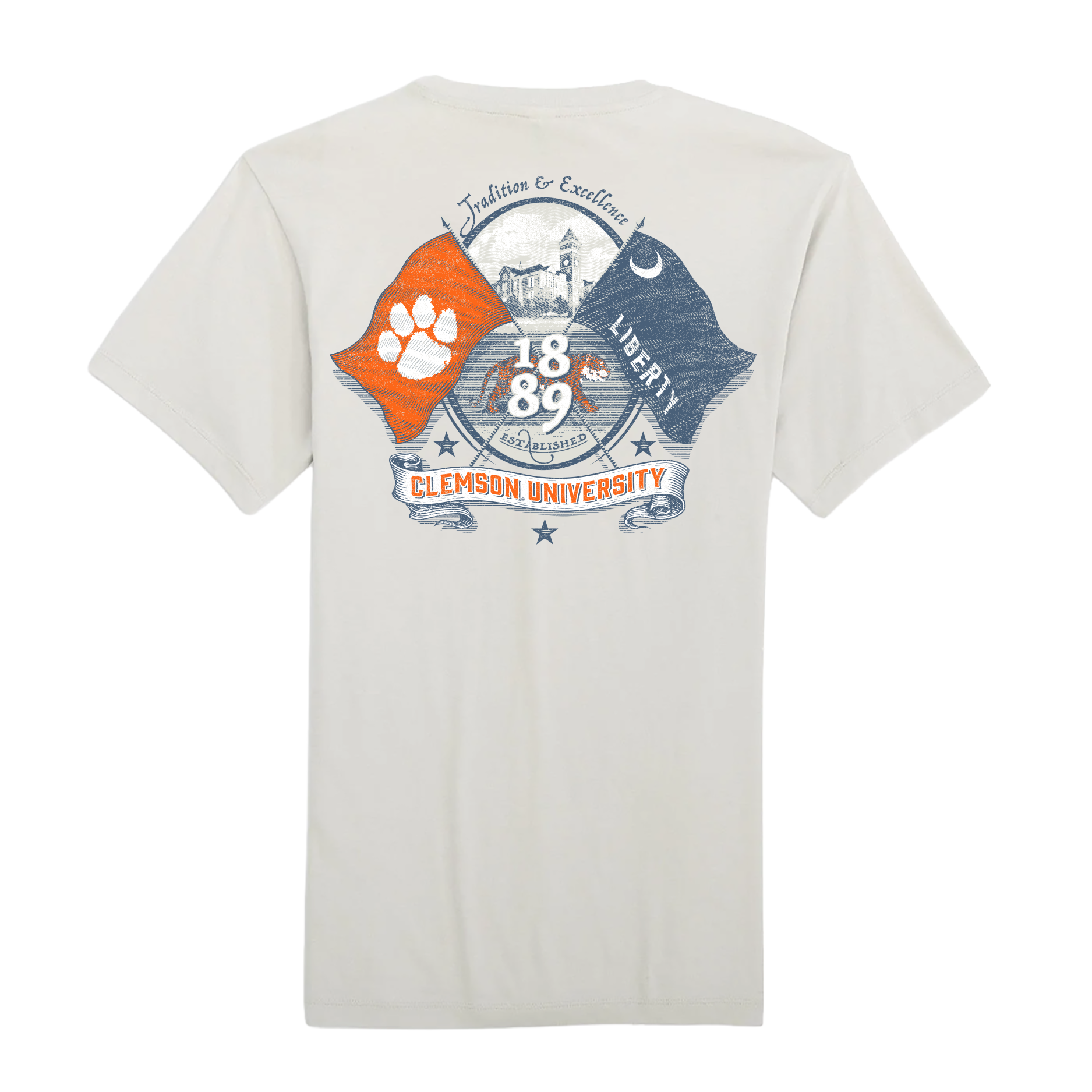 Clemson Liberty Flags