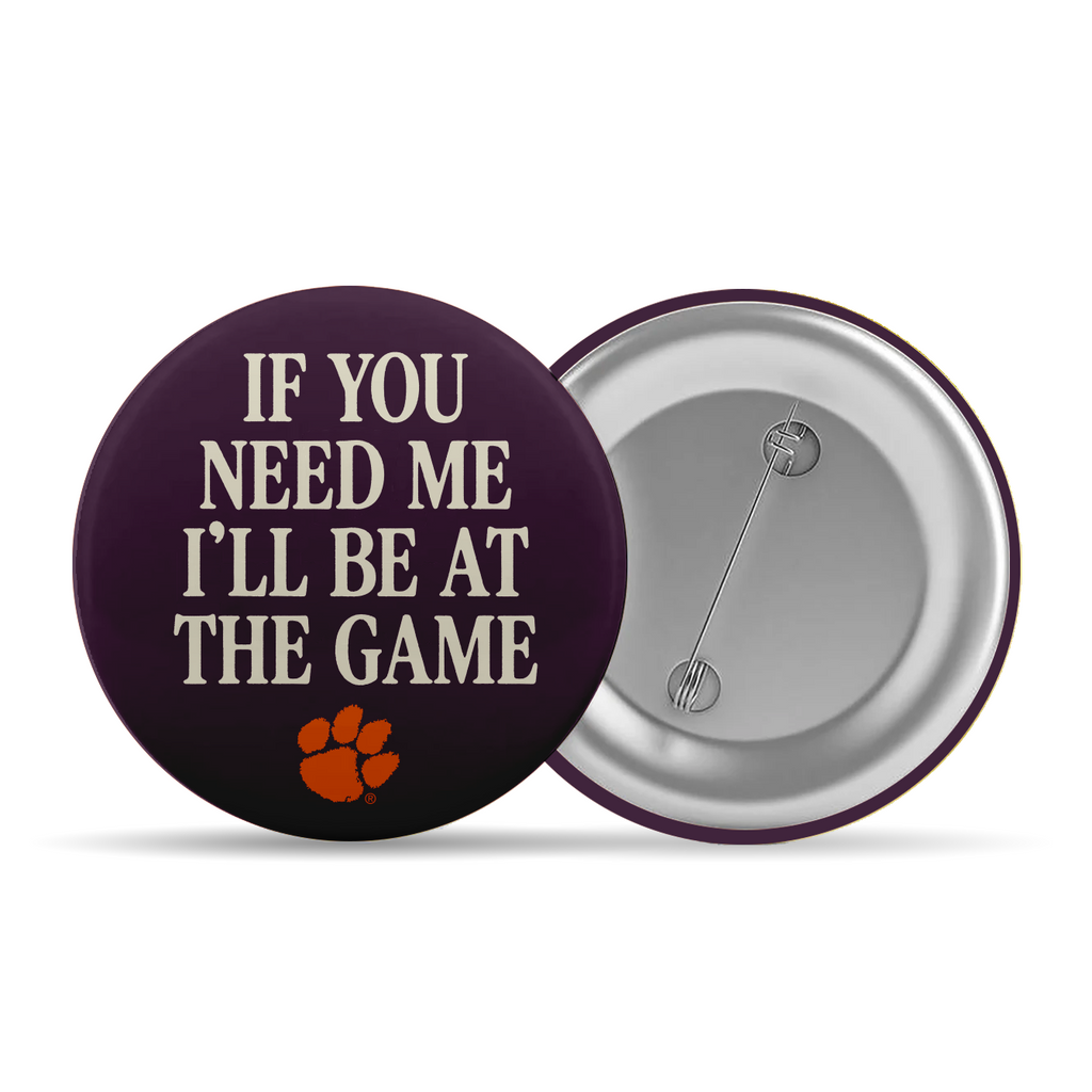 3" I'll be at the Game Button