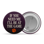 3" I'll be at the Game Button