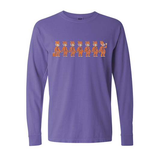 Tiger Row Long Sleeve- (Multiple Colors)