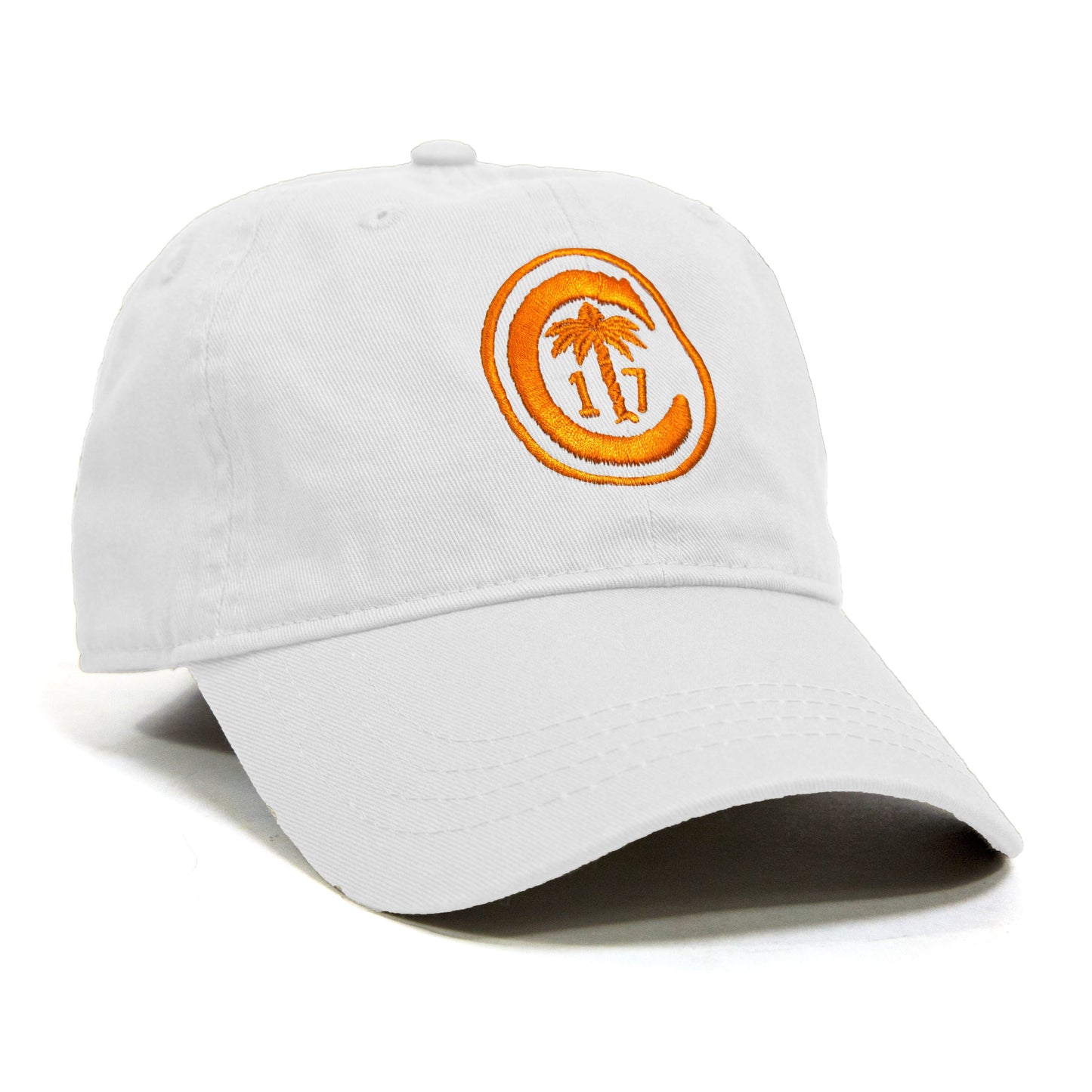 Clemson Ring Crest Hat in White