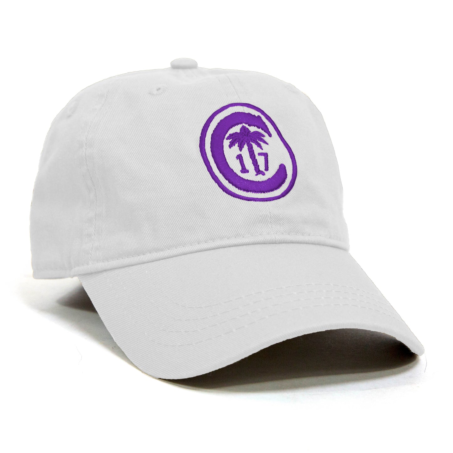 Clemson Ring Crest Hat in White