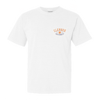 Puppy and Crossed Flags