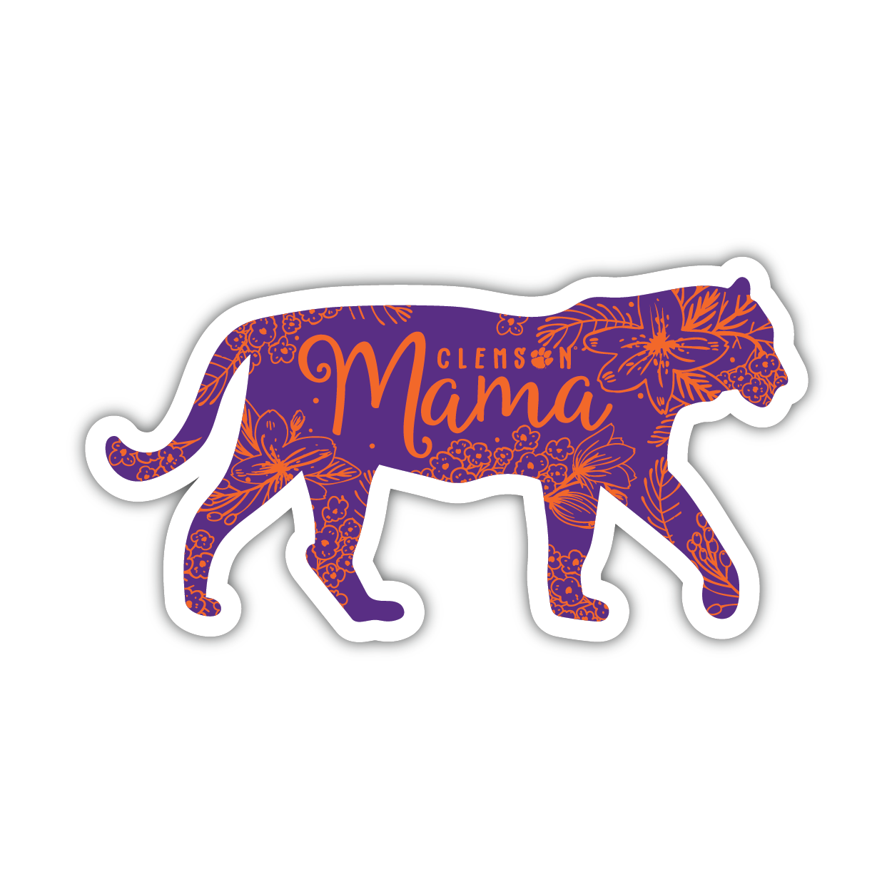 Clemson Mama Decal