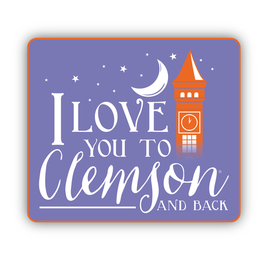 Love You To Clemson Decal