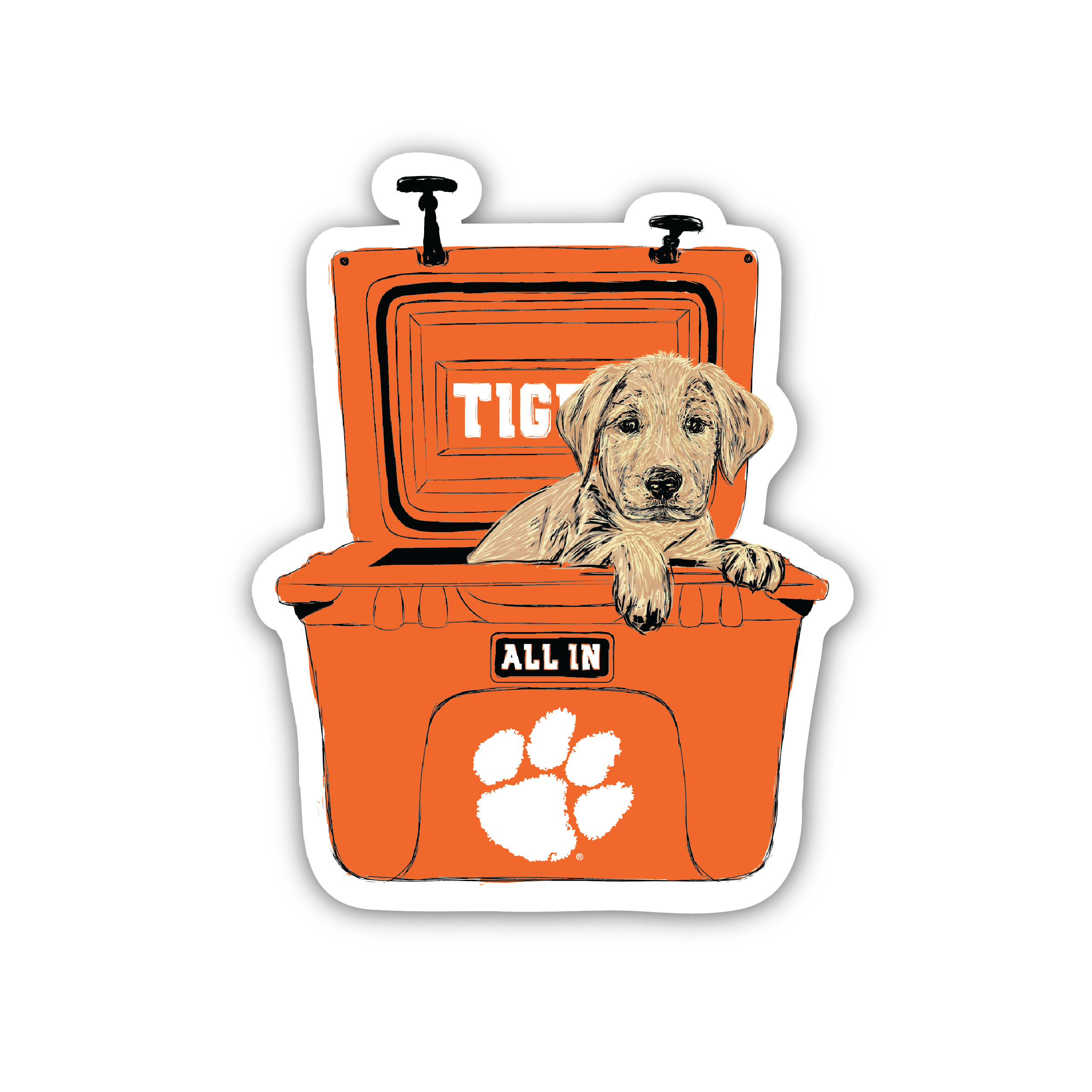 Cu Gs Sticker CU Wrangler Decal – Tigertown Graphics