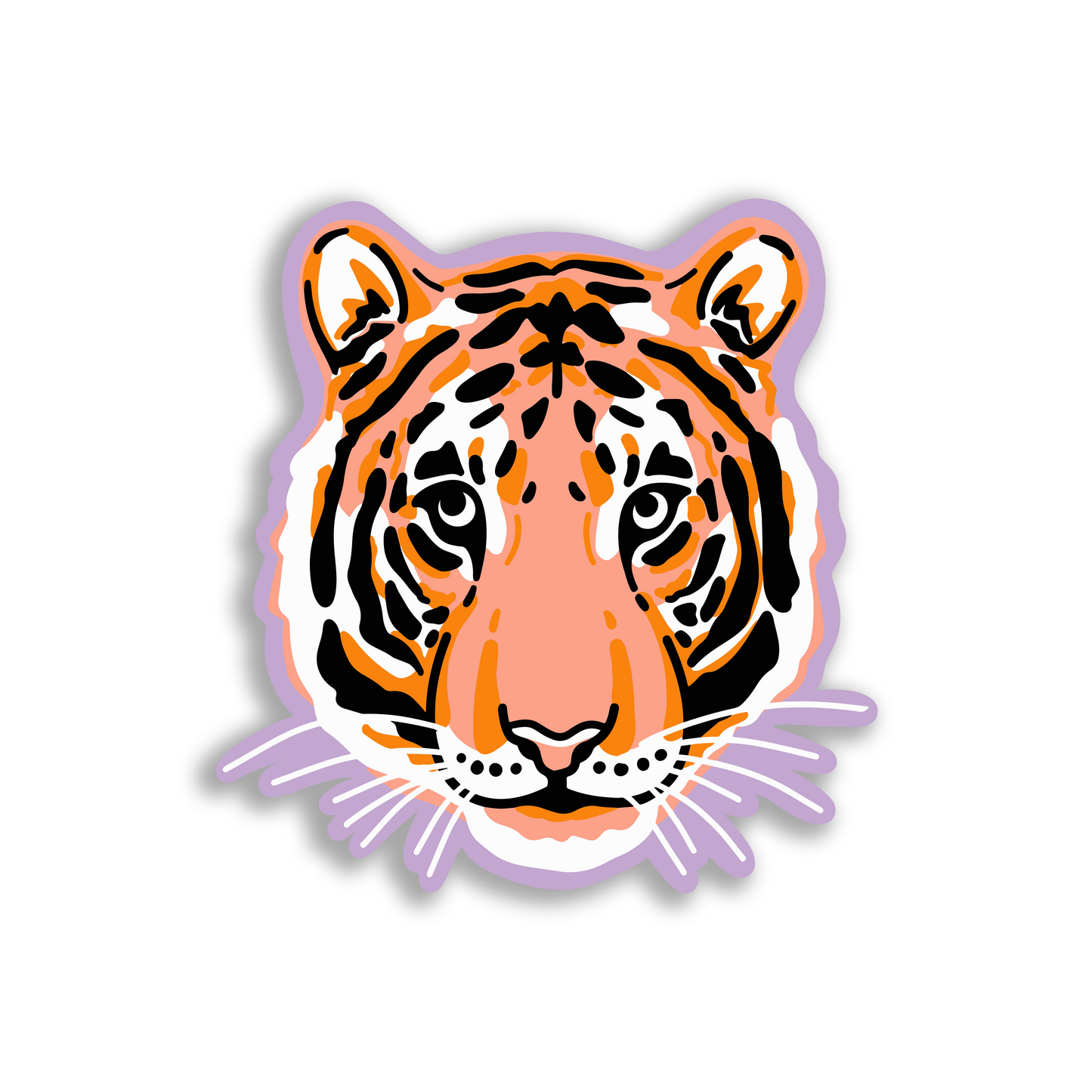 Tiger Face Decal