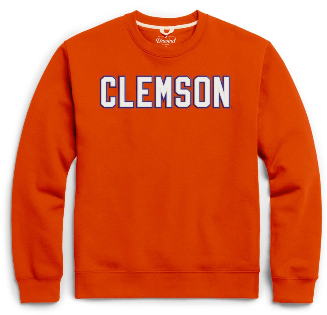 Clemson Essential Crew Orange