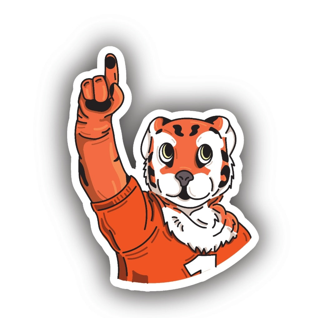 Tiger Mascot Decal