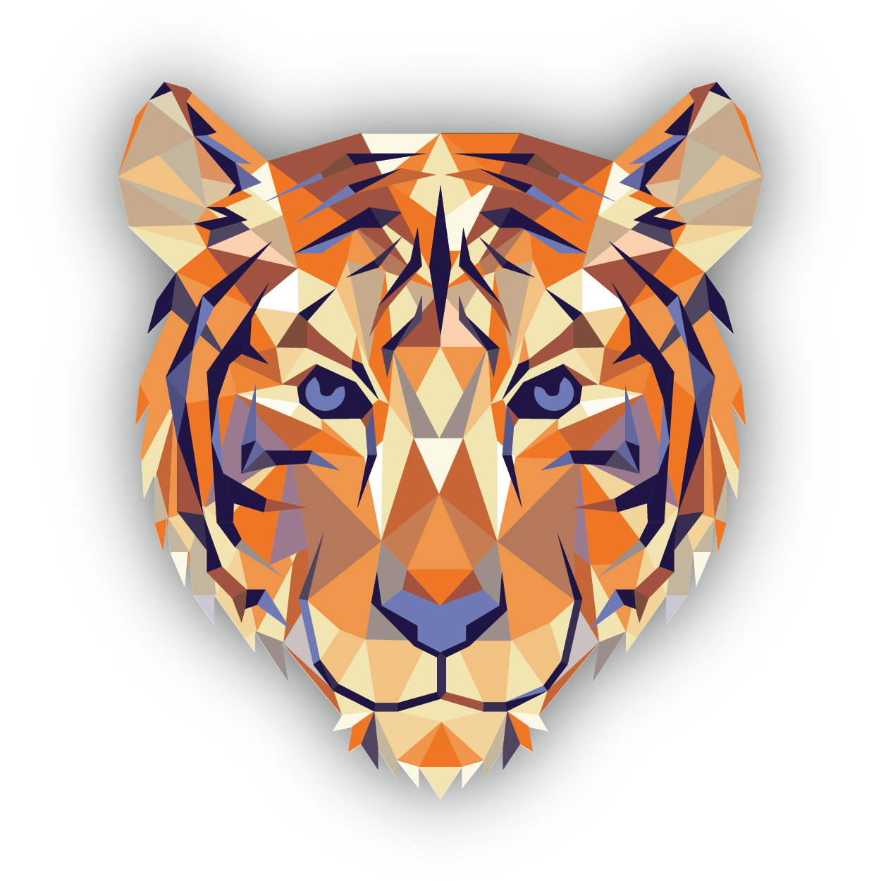 Geo Tiger Decal