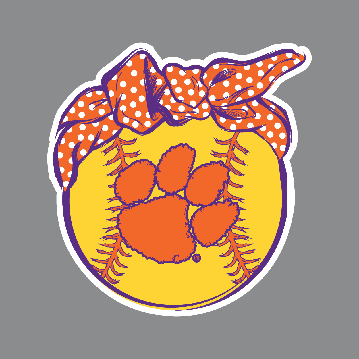 Softball Headband Decal