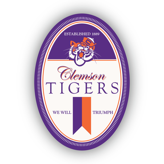 Oval Roar Label Decal